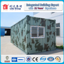 Lida marca Weld Container House para acampamento militar